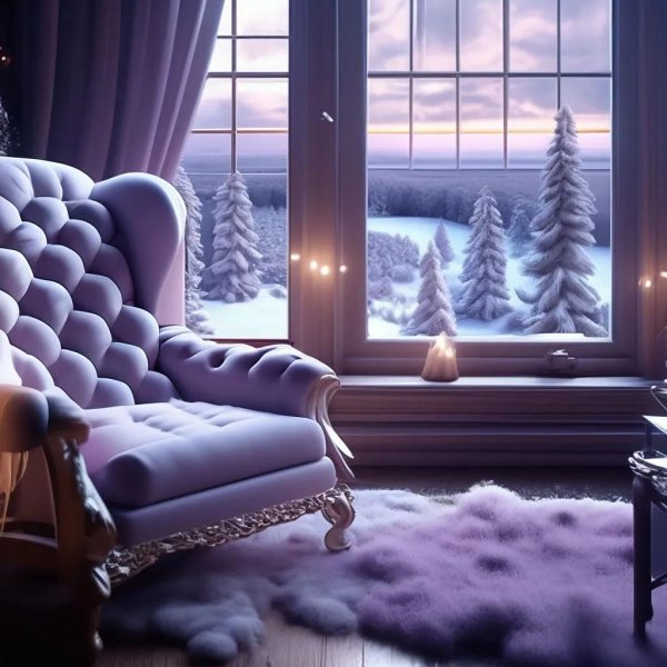 Зима за окном