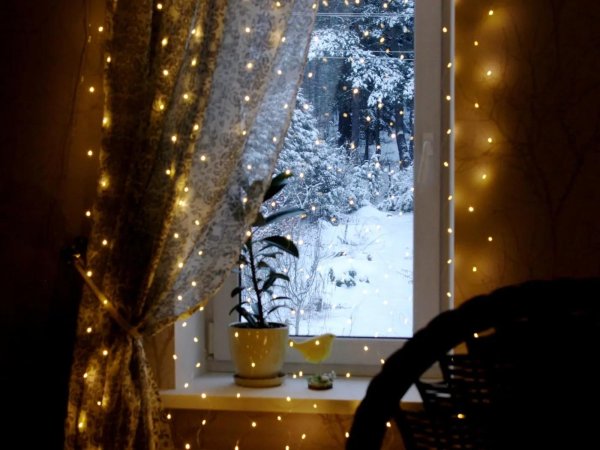 Зима за окном