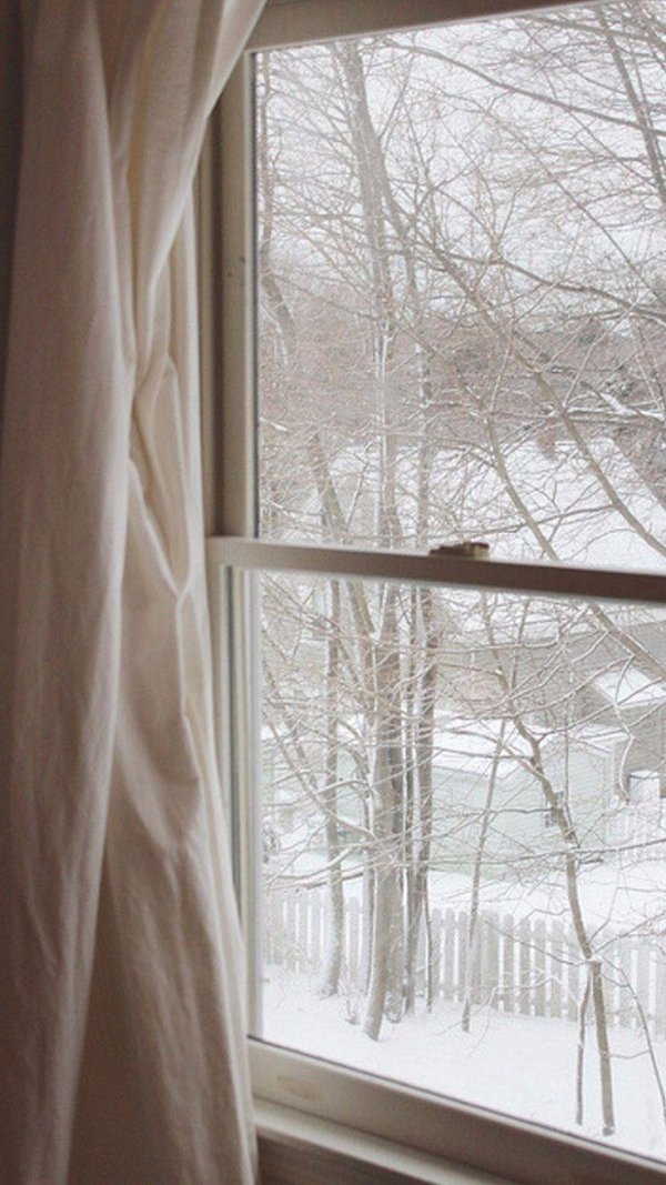 Зима за окном
