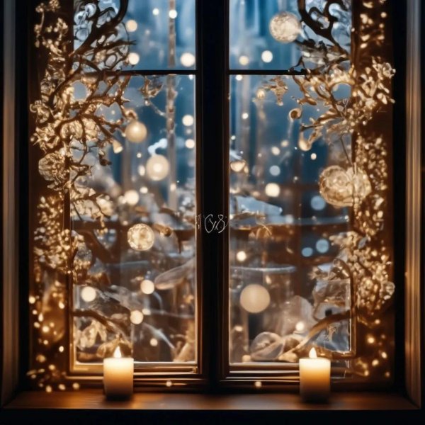 Зима за окном