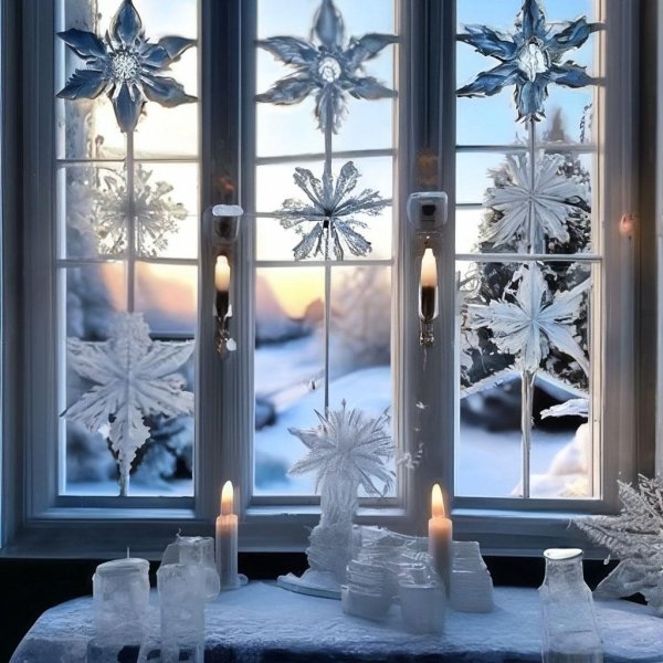 Зима за окном