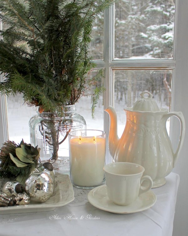 Зима за окном