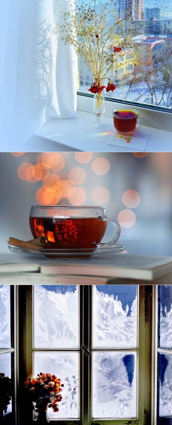 Зима за окном