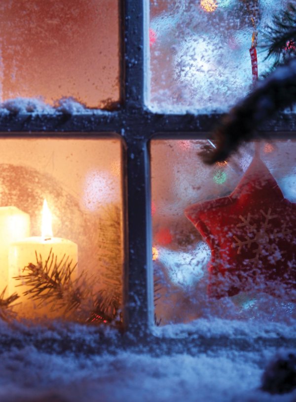 Зима за окном