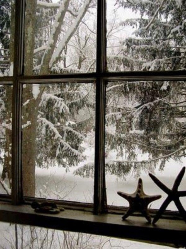 Зима за окном