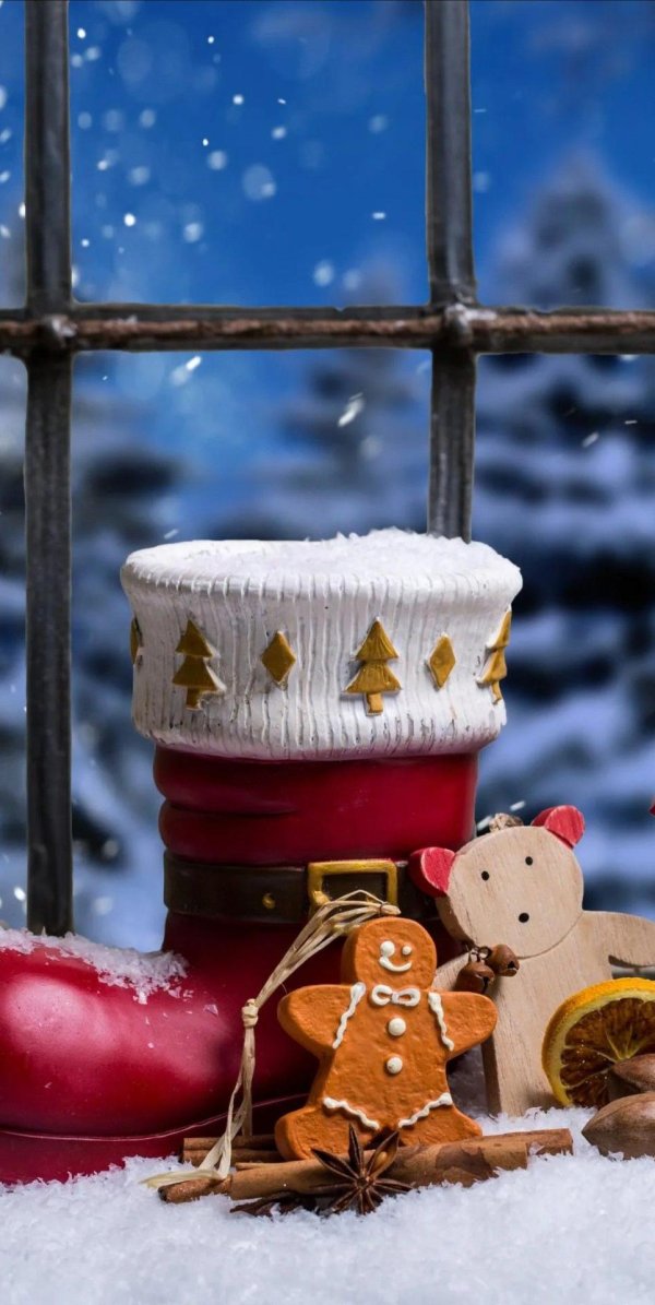 Зима новогодние