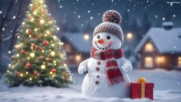 Зима новогодние