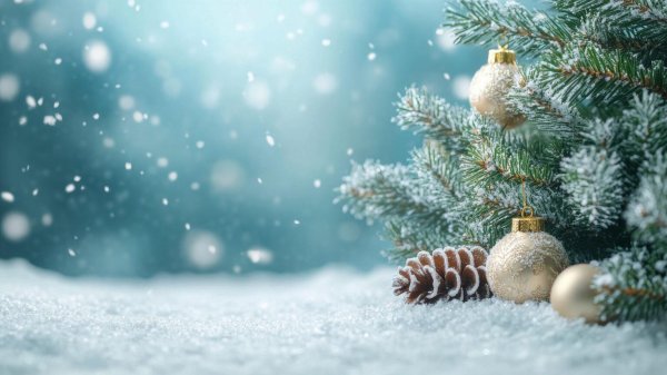 Зима новогодние
