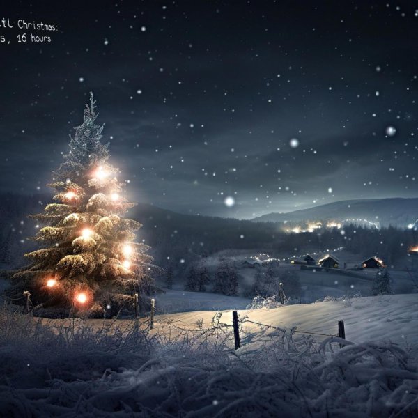 Зима новогодние