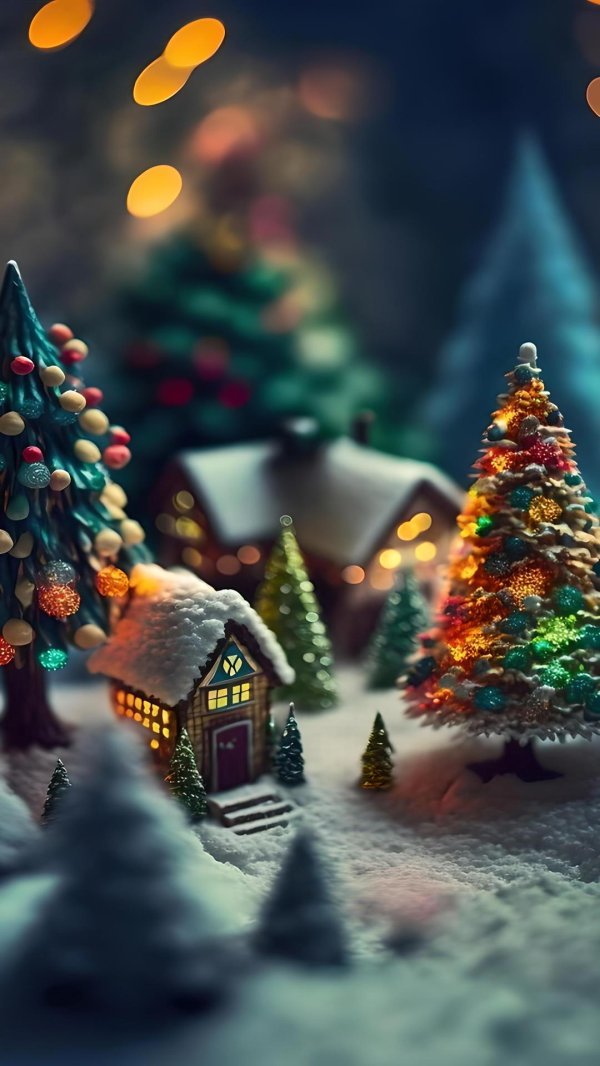 Зима новогодние