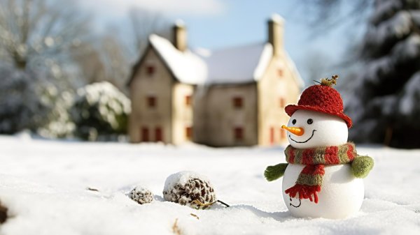 Зима новогодние