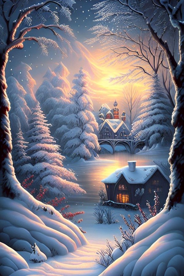 Зима сказочная