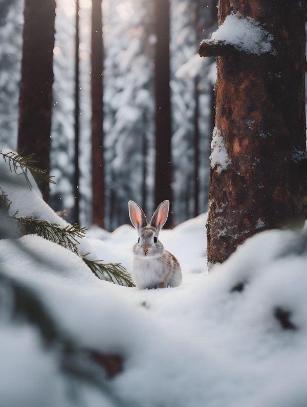 Зима и животные