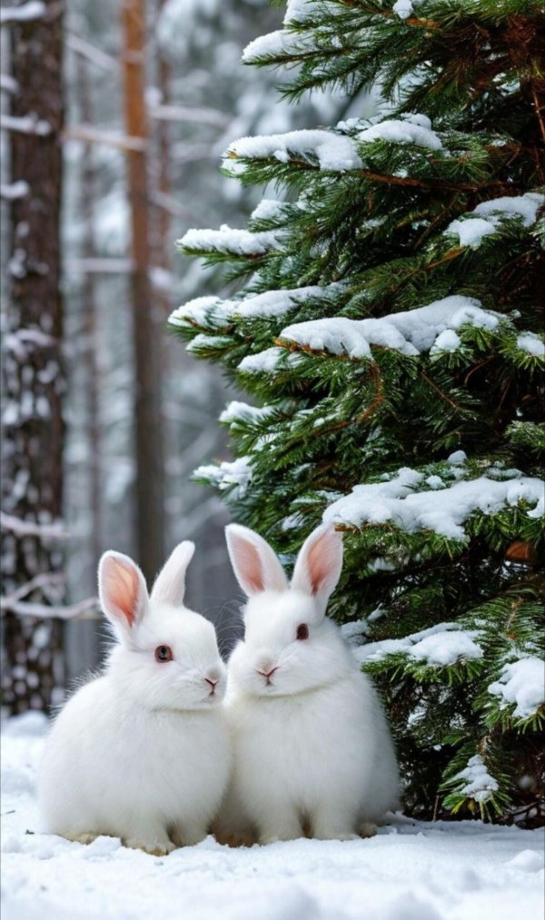 Зима и животные