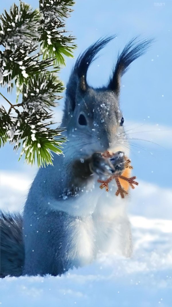 Зима и животные