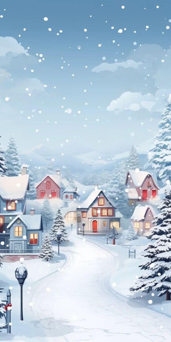 Зима яркие сказочные