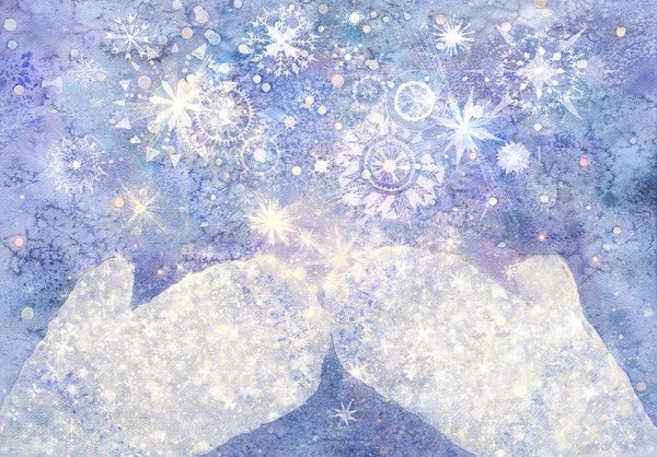 Зима яркие сказочные