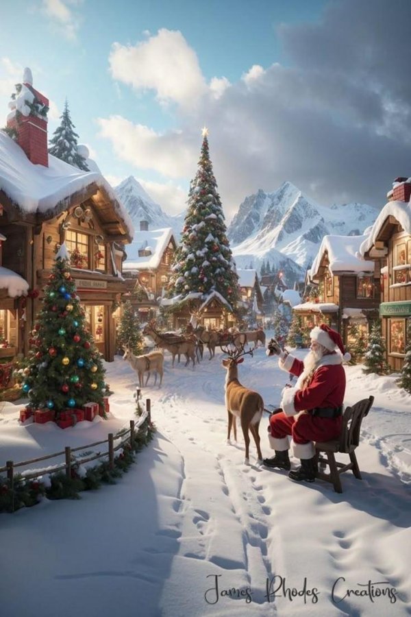 Зима яркие сказочные