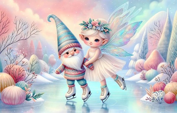 Зима яркие сказочные