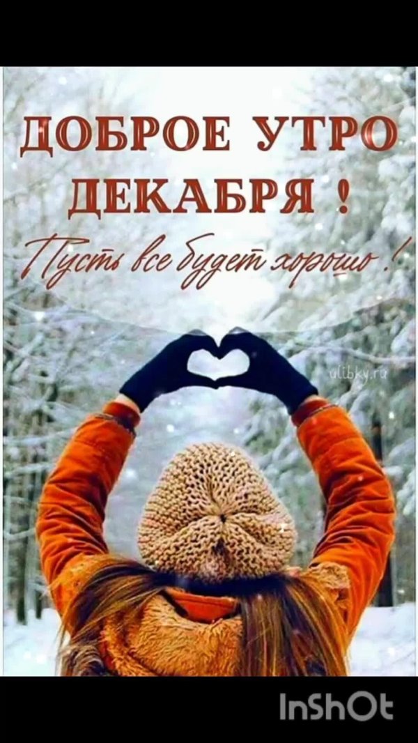 Доброго вторника зима