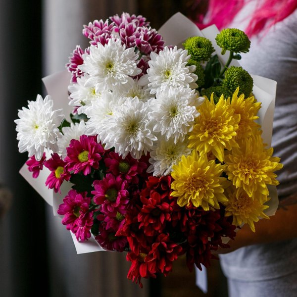 букет хризантем