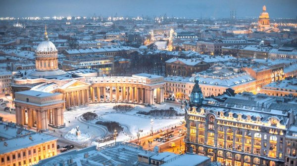 Зима питер