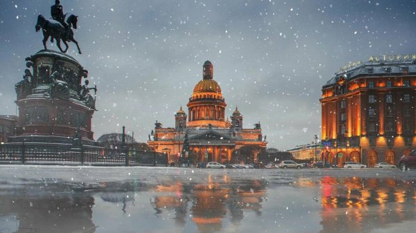 Зима питер