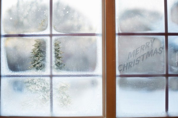 Зима из окна