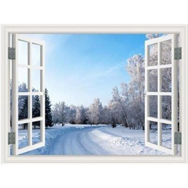 Зима из окна