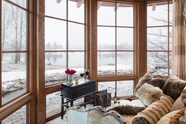 Зима из окна