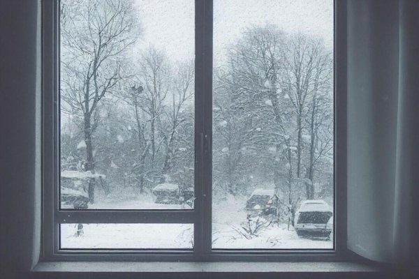 Зима из окна
