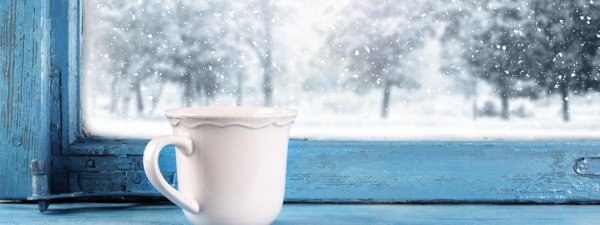 Зима из окна