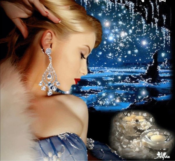 Зима и женщина