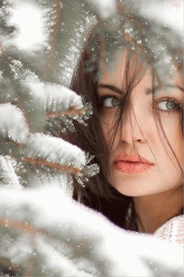 Зима и женщина