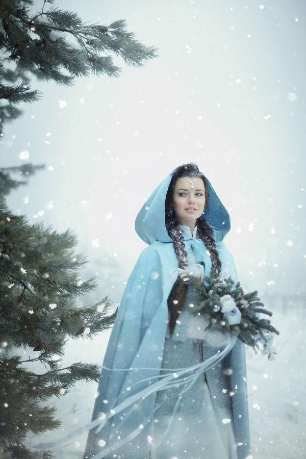 Зима и женщина