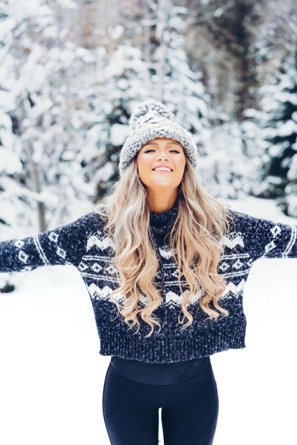 Зима и женщина