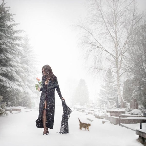 Зима и женщина