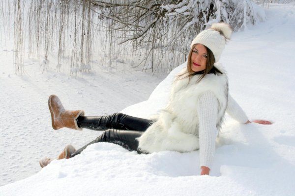 Зима и женщина