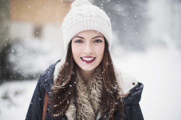 Зима и женщина