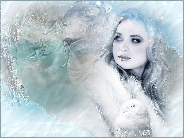 Зима и женщина