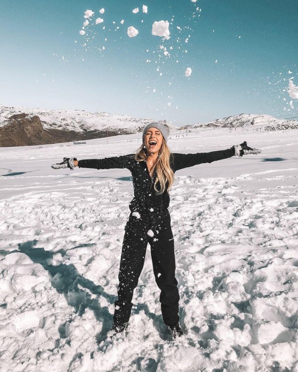 Зима и женщина