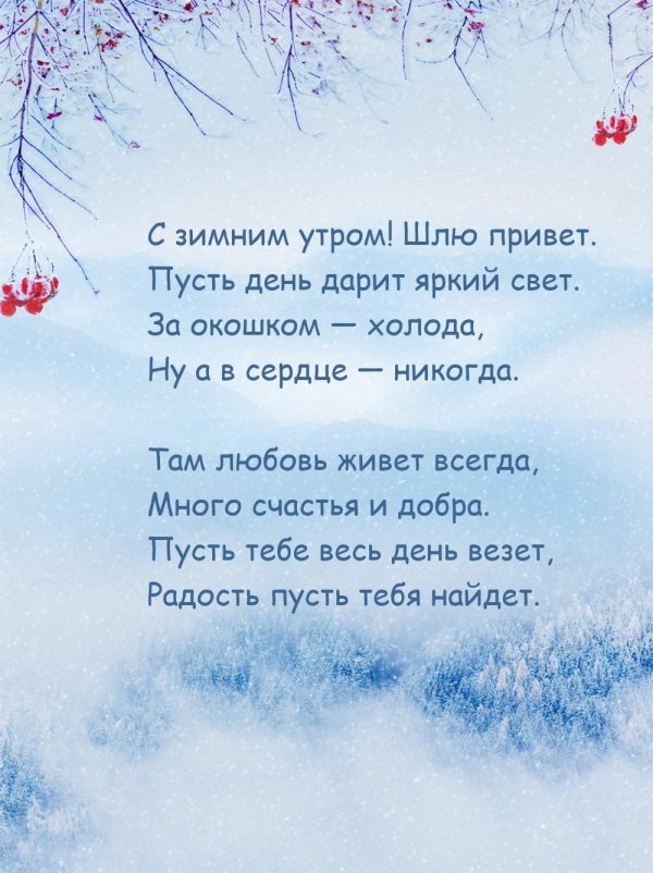 Зима со стихами
