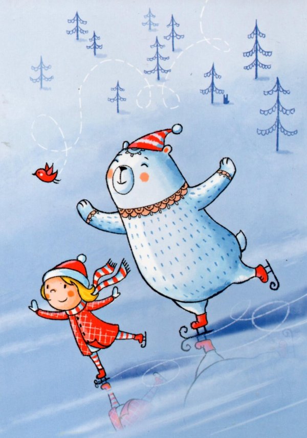 Зима веселые