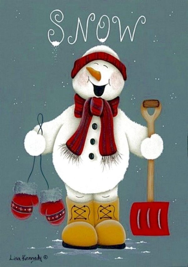 Зима веселые