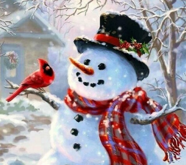 Зима веселые