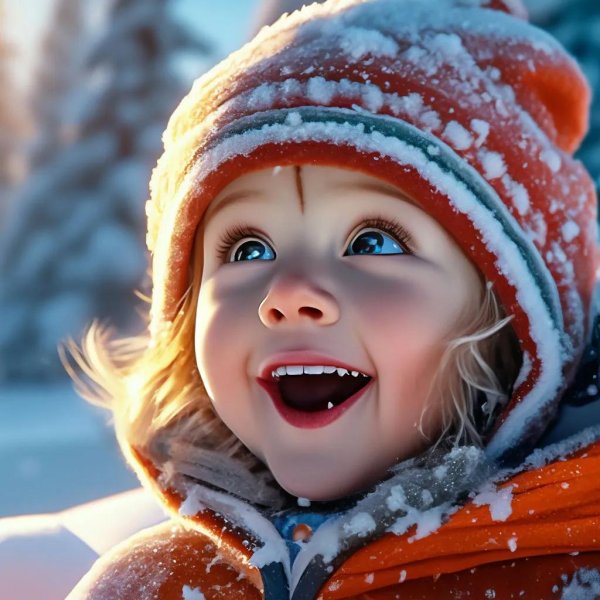 Зима веселые