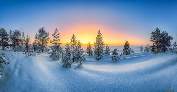 Зима горизонтальные