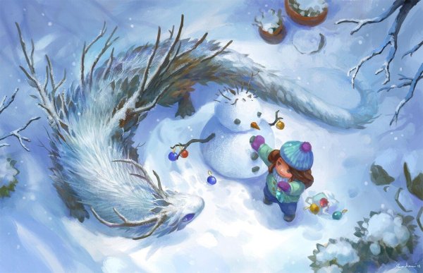 Фэнтези зима