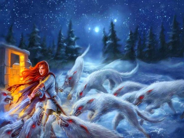 Фэнтези зима