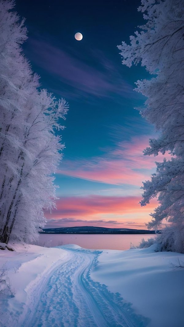 Зима необычные